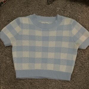 Aeropostale Light Blue Knit Sweater
